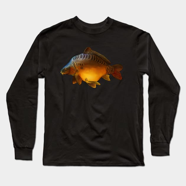 Old carp Long Sleeve T-Shirt by Sandarmi